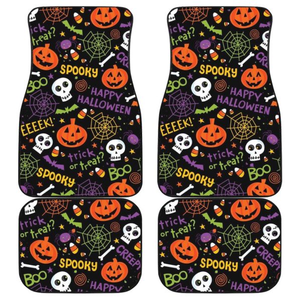 Halloween Car Accessories Custom Car Floor Mats Vintage Halloween