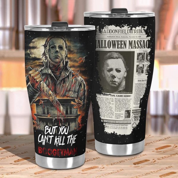 halloween car accessories custom car tumblers cup boogeyman halloween 1ovkz