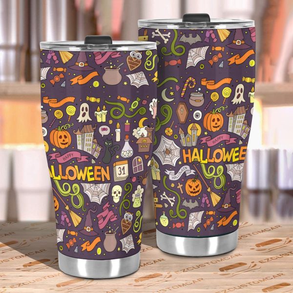 halloween car accessories custom car tumblers cup halloween party 1teq2