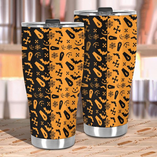 halloween car accessories custom car tumblers cup halloween symbols 3nr6j