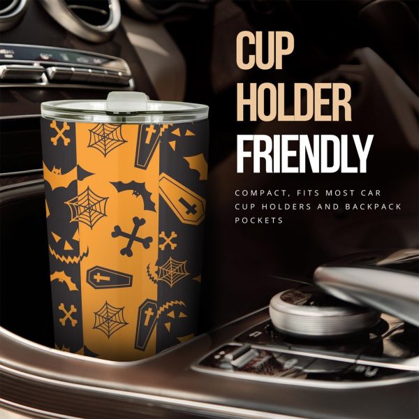 halloween car accessories custom car tumblers cup halloween variety pattern g99hv