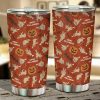 Halloween Car Accessories Custom Car Tumblers Cup Happy Halloween Pattern