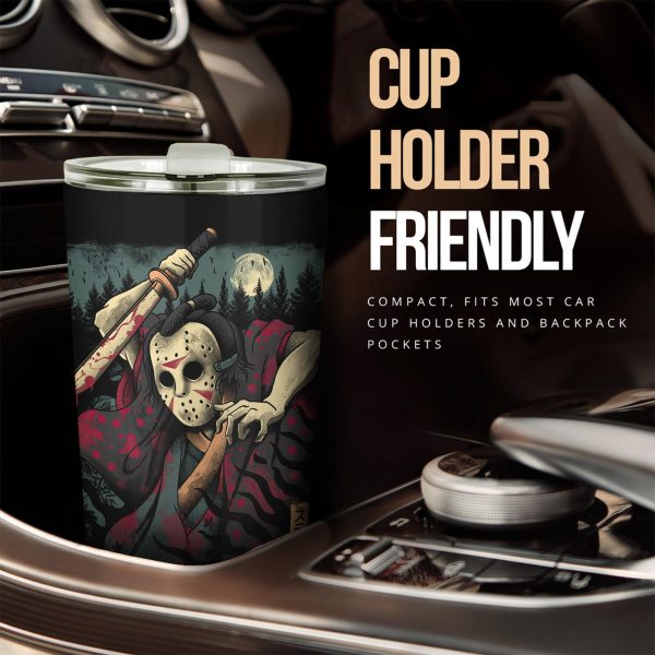 halloween car accessories custom car tumblers cup jason voorhees samurai beubi