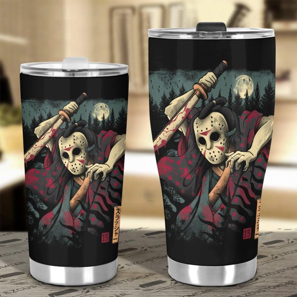 halloween car accessories custom car tumblers cup jason voorhees samurai heze1