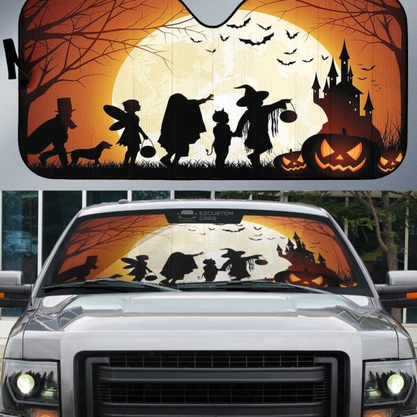 Halloween Car Accessories Custom Car Windshield Sun Shade Halloween Characters Halloween Car Accessories Custom Car Windshield Sun Shade Halloween Characters