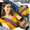 Halloween Car Accessories Custom Seat Belt CoversHalloween Purple