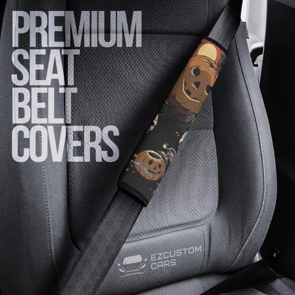 halloween car accessories custom seat belt covershalloween s keleton pumpkins t0h5s