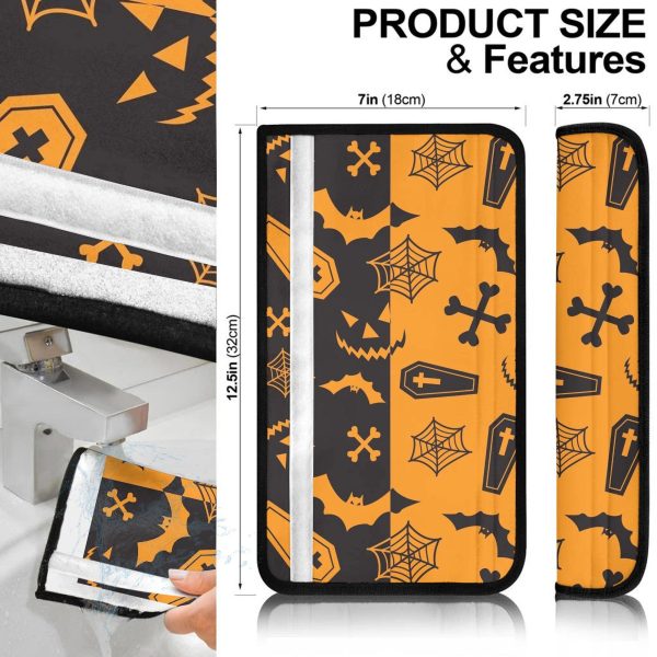halloween car accessories custom seat belt covershalloween variety pattern oz1ko