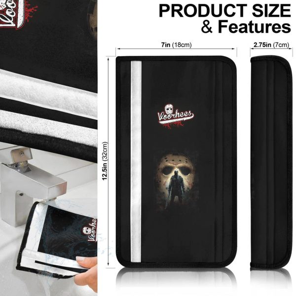 halloween car accessories custom seat belt coversjason voorhees skvxc