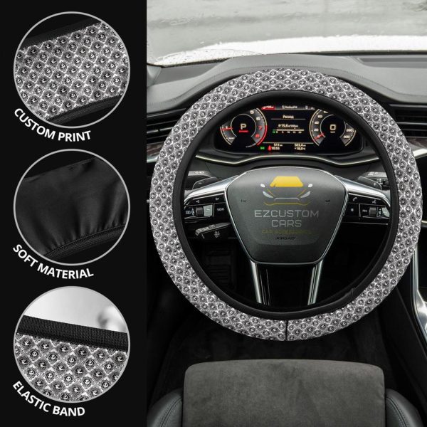Halloween Car Accessories Steering Wheel Cover Halloween Jack Pattern