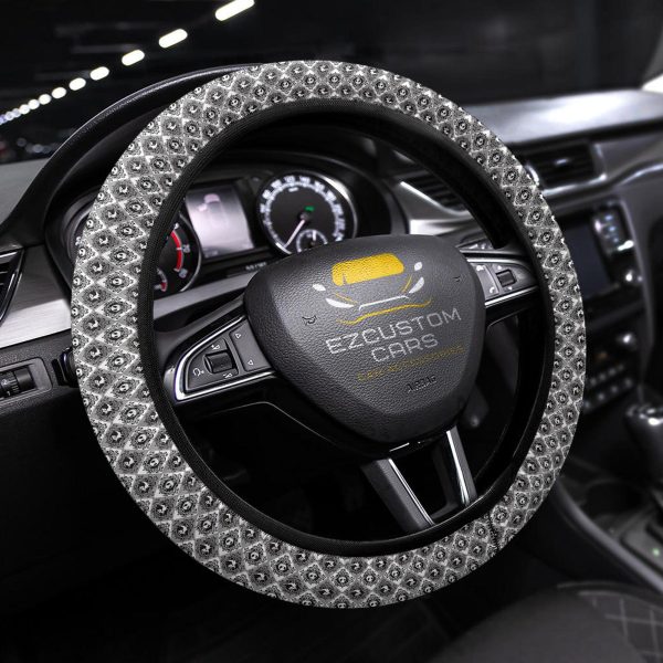 Halloween Car Accessories Steering Wheel Cover Happy Halloween Pattern