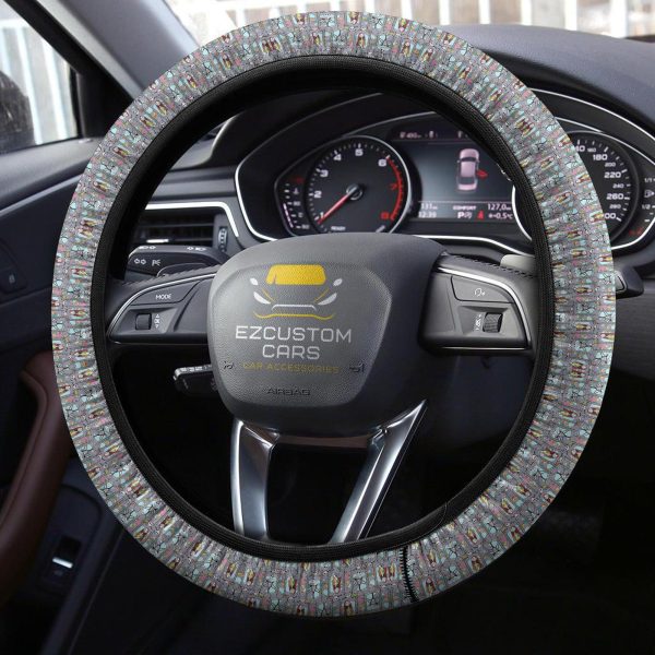 halloween car accessories steering wheel cover halloween jack sally pattern ntyp6