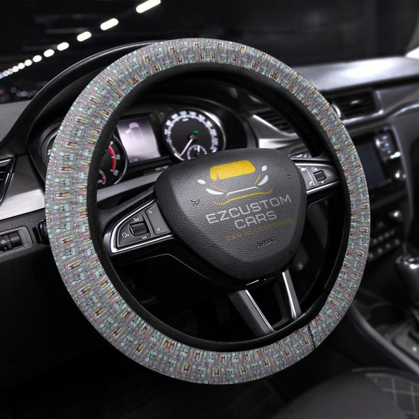 Halloween Car Accessories Steering Wheel Cover Halloween Jack Sally Pattern