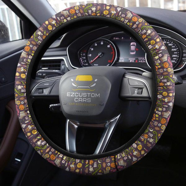 halloween car accessories steering wheel cover halloween party sukzv