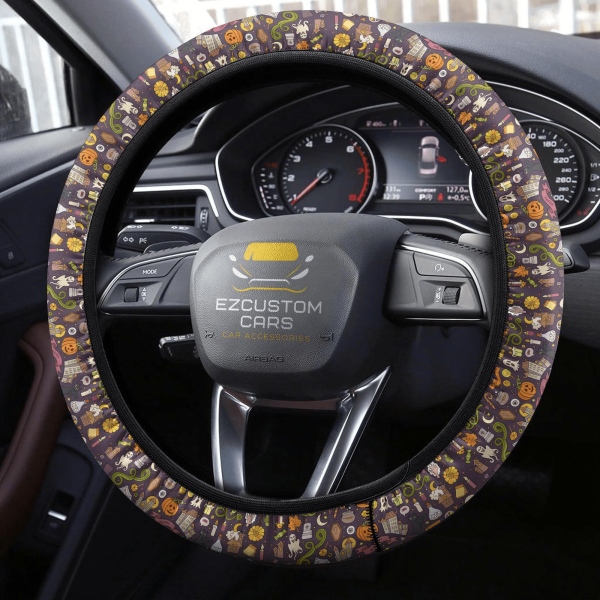 halloween car accessories steering wheel cover halloween party vifkm