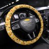 Halloween Car Accessories Steering Wheel Cover Halloween Pattern Ghost, Skull, Pumpkin