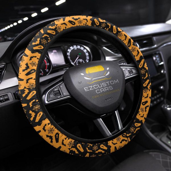 Halloween Car Accessories Steering Wheel Cover Halloween Symbols