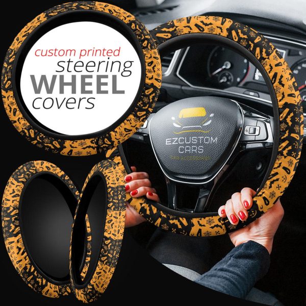 halloween car accessories steering wheel cover halloween symbols qfhrp