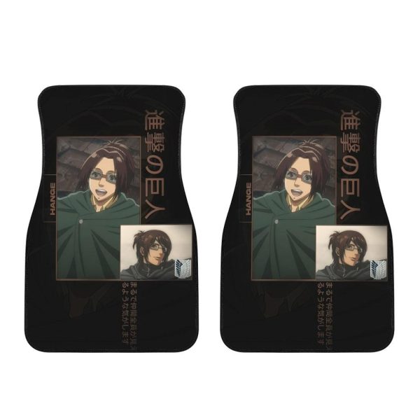 hange zoe car floor mats attack on titan i9yjp