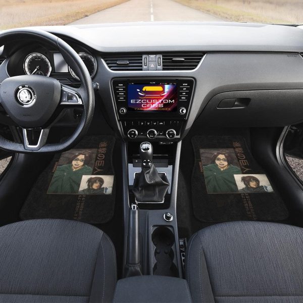 hange zoe car floor mats attack on titan idvil