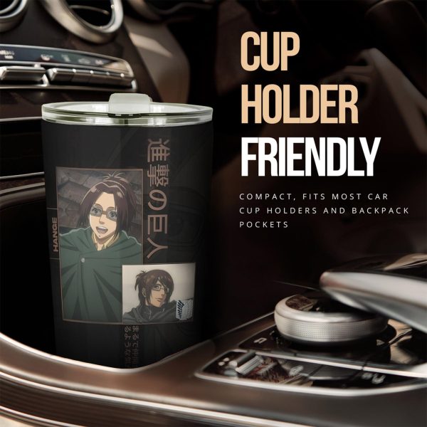 hange zoe car tumbler cup attack on titan b19t6