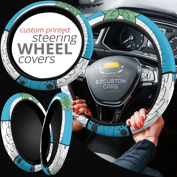 happy fairy tail anime steering wheel cover 0tk90