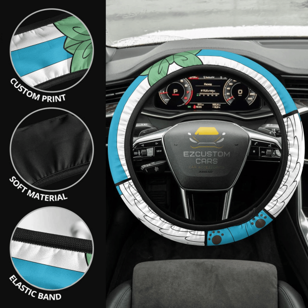 happy fairy tail anime steering wheel cover pb7sr
