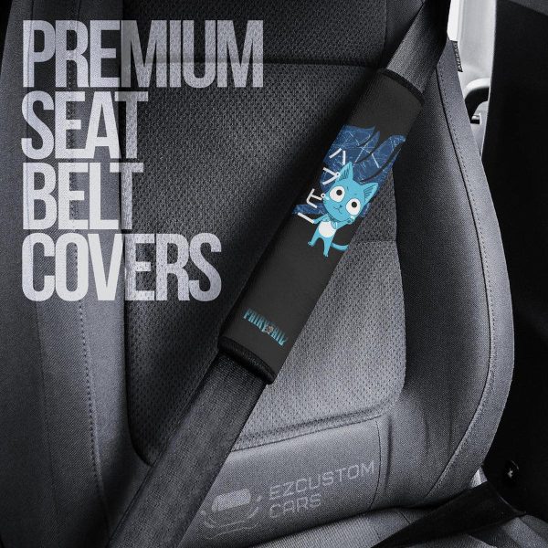 Happy Fairy Tail Seat Belt Covers Custom Anime Car Accessories Christmas Gifts