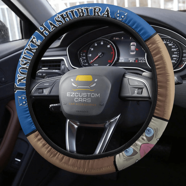 hashibira inosuke anime steering wheel cover custom anime demon slayer car accessories agcom