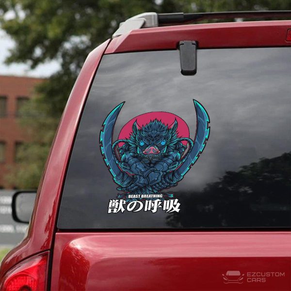 hashibira inosuke car sticker custom demon slayer car accessories ecqo3