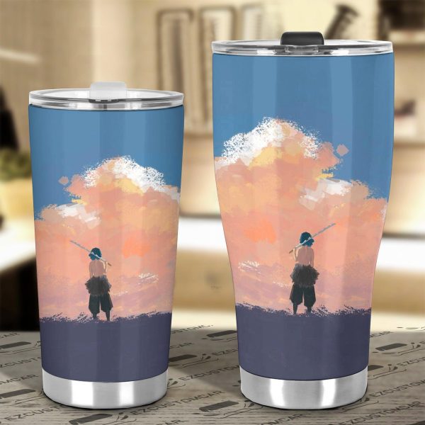hashibira inosuke car tumbler cup demon slayer anime car accessories 8cau3