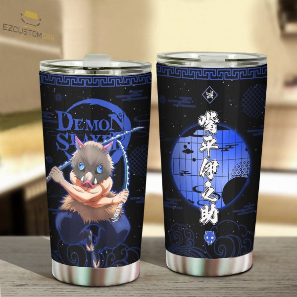 hashibira inosuke travel mug ideal tumbler for your demon slayer collections rgchp
