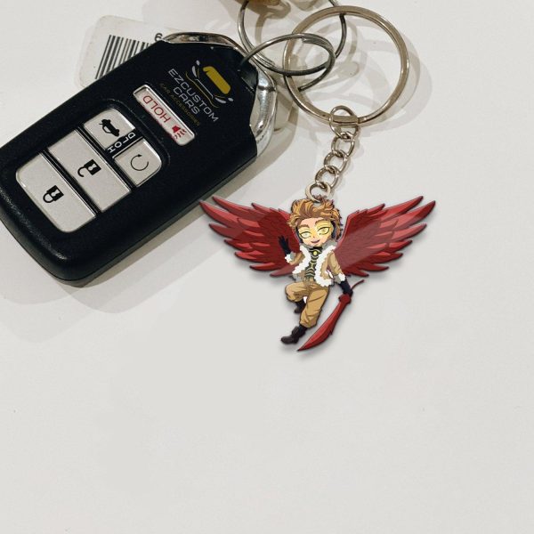 hawks keychains custom my hero academia anime car accessories ep9vd