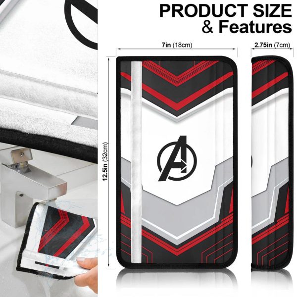 heroes movies car seat belt covers avengers wnk7c
