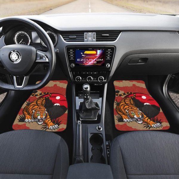 hidden tiger car floor mats custom tiger car accessories dyndc