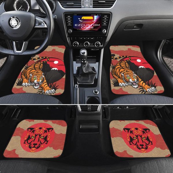 hidden tiger car floor mats custom tiger car accessories eglw0