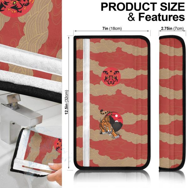 hidden tiger seat belt covers custom tiger car accessories blq3f