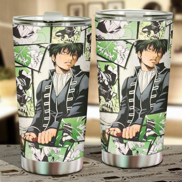 Hijikata Toushirou Gintama Car Tumbler Cup Anime Car Accessories Mixed Manga Style