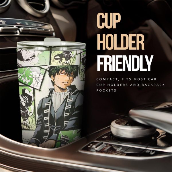 Hijikata Toushirou Gintama Car Tumbler Cup Anime Car Accessories Mixed Manga Style
