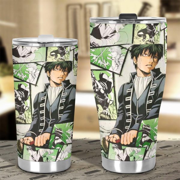 hijikata toushirou gintama car tumbler cup anime car accessories mixed manga style makqp