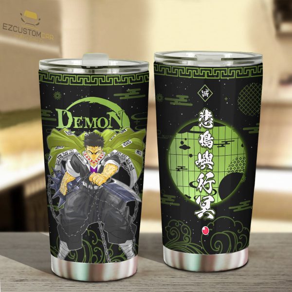 himejima gyoumei travel mug ideal tumbler for your demon slayer collections bcnxg