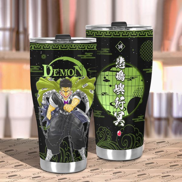 himejima gyoumei travel mug ideal tumbler for your demon slayer collections sukp1