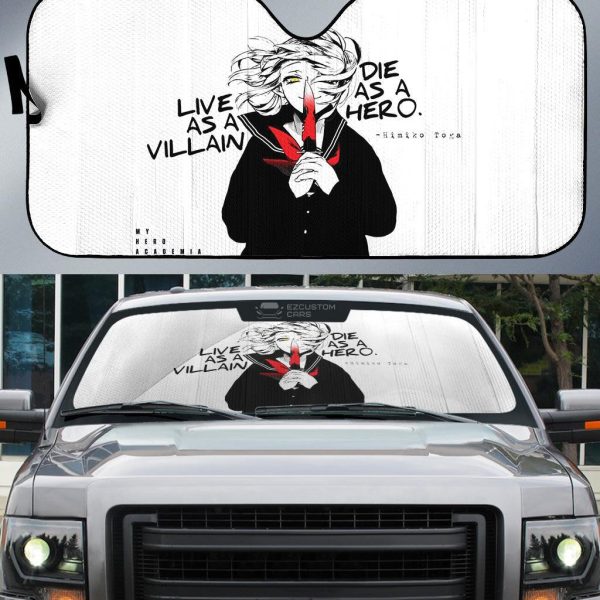 Himiko Toga Car My Hero Academia Anime Car Sun Shade Himiko Toga Car My Hero Academia Anime Car Sun Shade