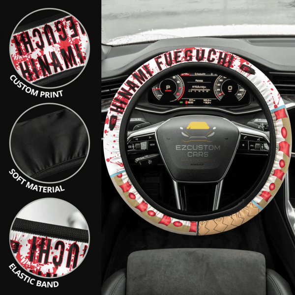 hinami fueguchi anime steering wheel cover custom tokyo ghoul anime car accessories uvfld