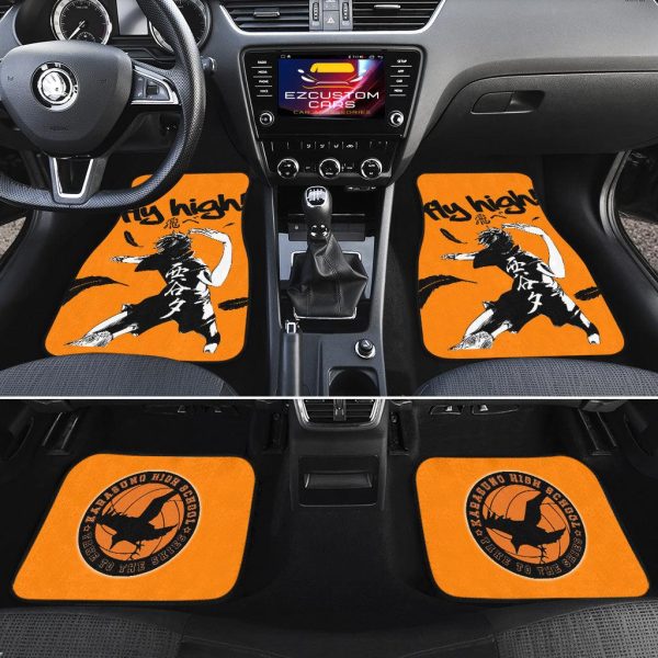 hinata car floor mats custsom haikyuu volleyball car accessories dwefg