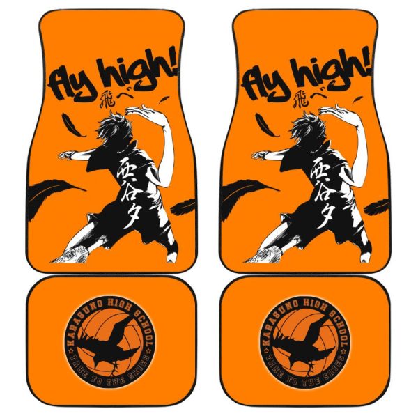 Hinata Car Floor Mats Custsom Haikyuu Volleyball Car Accessories Hinata Car Floor Mats Custsom Haikyuu Volleyball Car Accessories