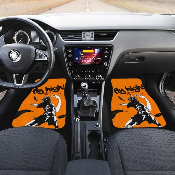 hinata car floor mats custsom haikyuu volleyball car accessories sl21z