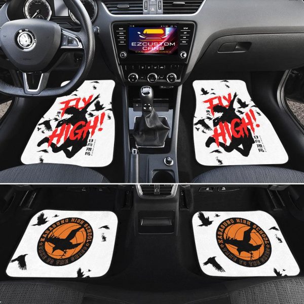 hinata haikyuu car mats fly high lopkg