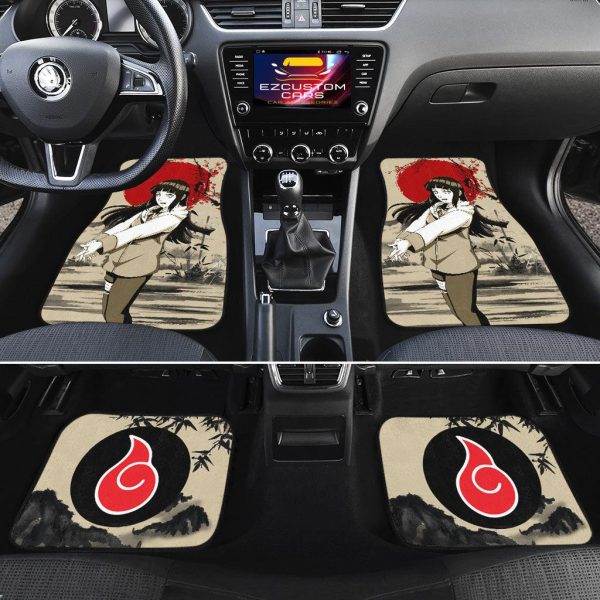 hinata hyuga naruto car floor mats mix antique artwork 6i10n
