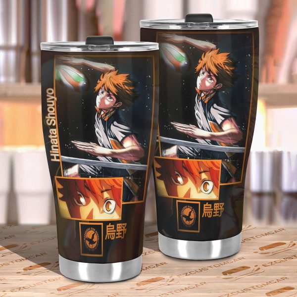 hinata shouyo car tumbler cup custom haikyuu anime car accessories yokqr